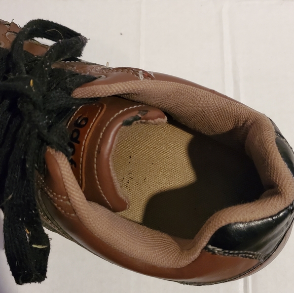 Gravity Defyer Comfort Fit Men's Shoes Sz 10 Brown Leather Sneakers Pls Read - Picture 8 of 13